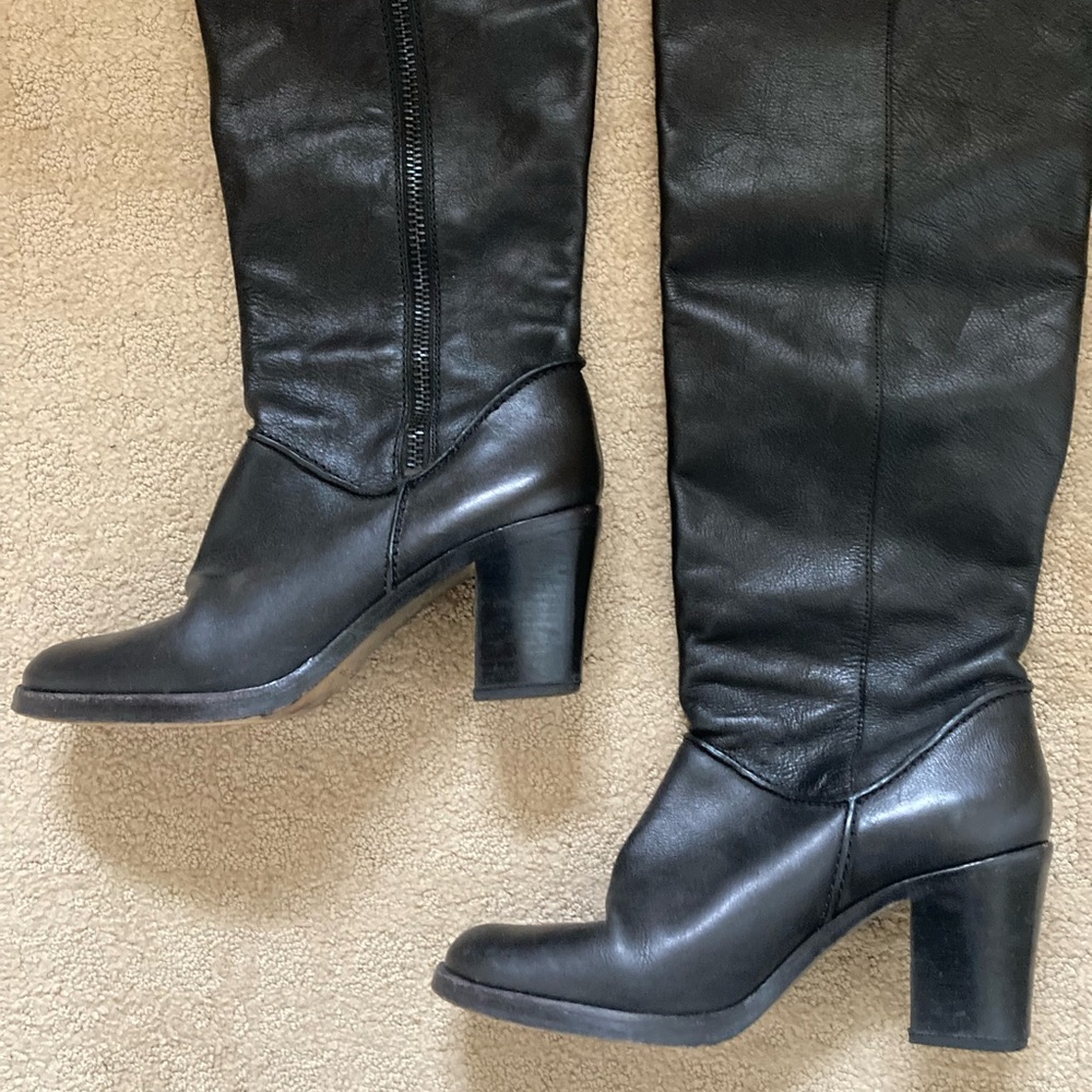 Via Spiga over the knee leather boot